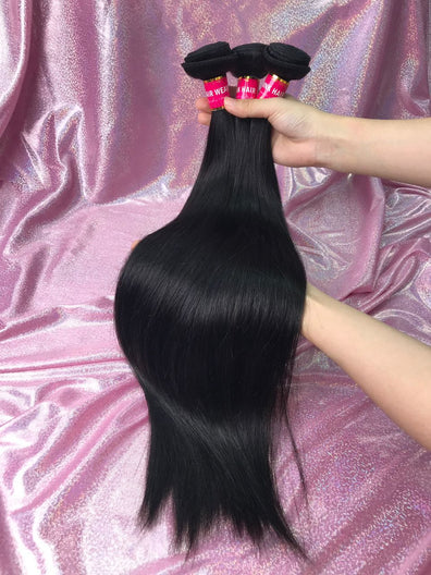 10A Brazilian Silky Straight bundles